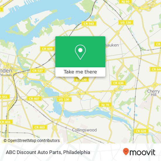 ABC Discount Auto Parts map