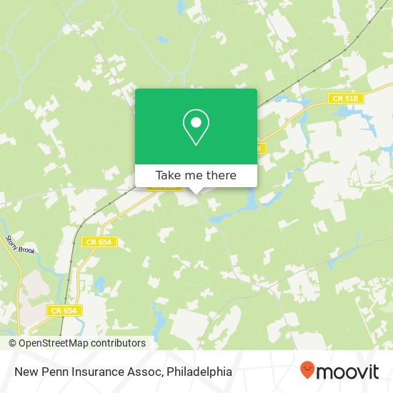 Mapa de New Penn Insurance Assoc