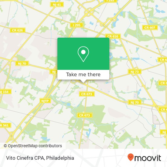 Vito Cinefra CPA map