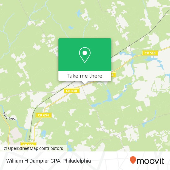William H Dampier CPA map