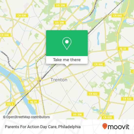 Parents For Action Day Care map