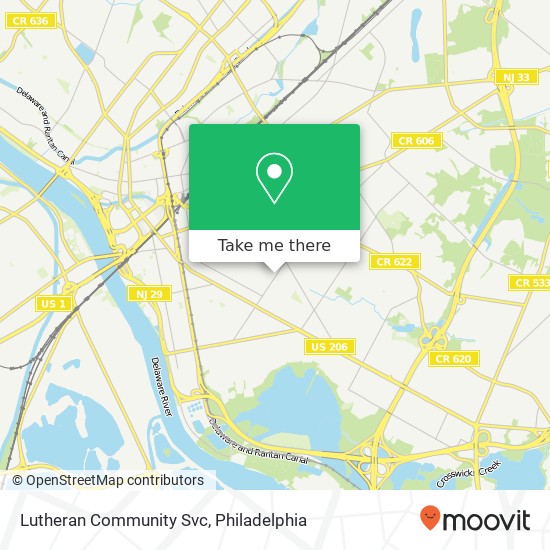 Lutheran Community Svc map