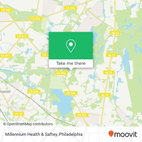 Mapa de Millennium Health & Saftey