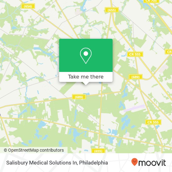 Salisbury Medical Solutions In map