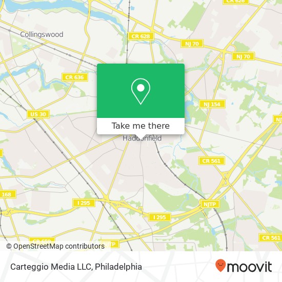 Carteggio Media LLC map