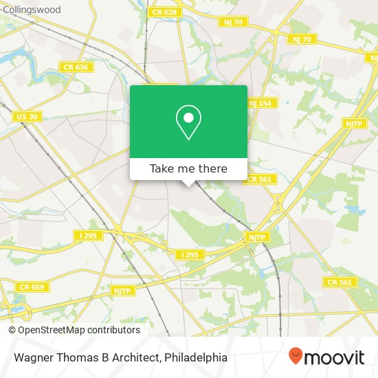 Wagner Thomas B Architect map