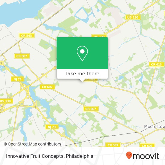 Innovative Fruit Concepts map