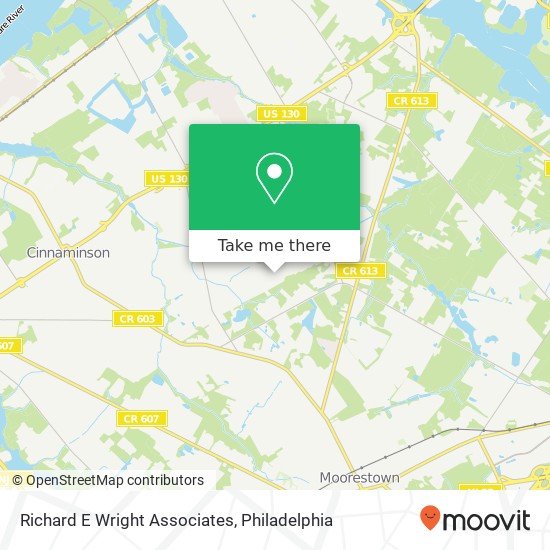 Mapa de Richard E Wright Associates