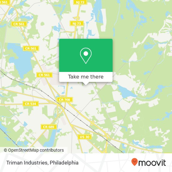 Mapa de Triman Industries