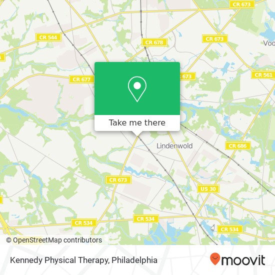 Kennedy Physical Therapy map