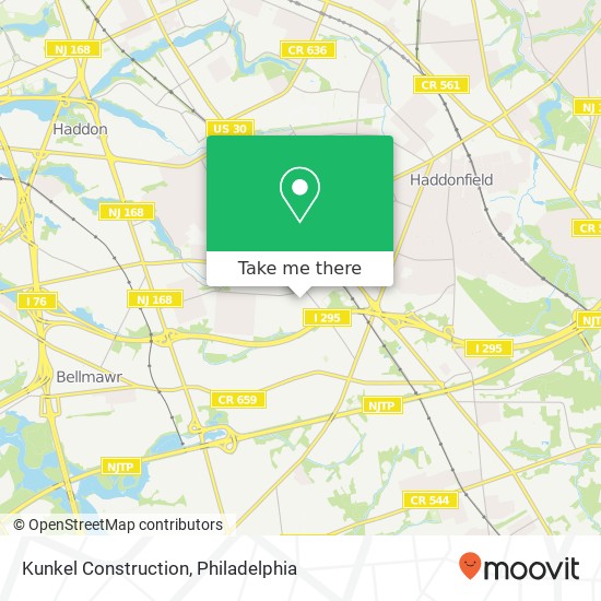 Kunkel Construction map