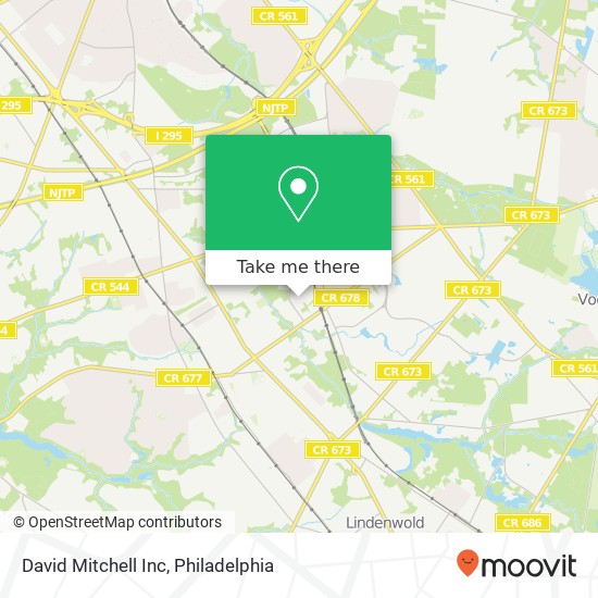David Mitchell Inc map