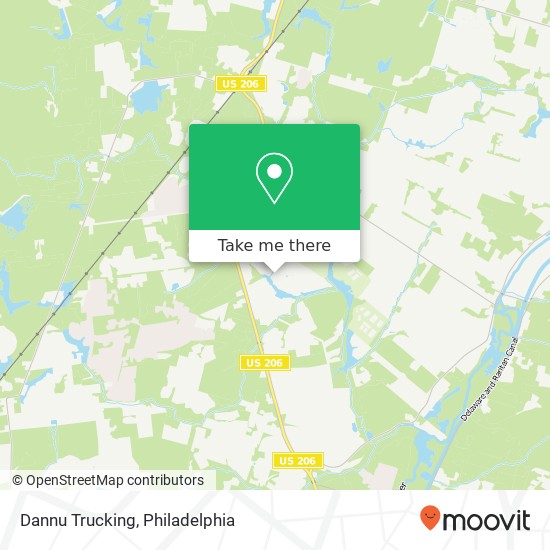 Mapa de Dannu Trucking
