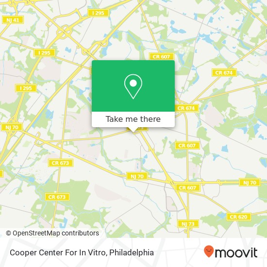 Cooper Center For In Vitro map