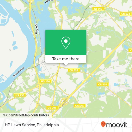 Mapa de HP Lawn Service