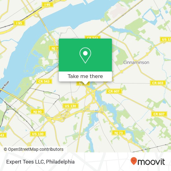 Expert Tees LLC map