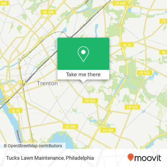 Mapa de Tucks Lawn Maintenance