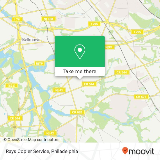 Rays Copier Service map