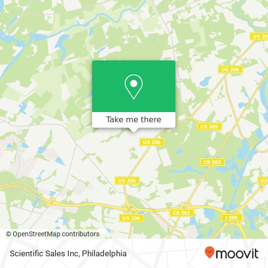 Scientific Sales Inc map