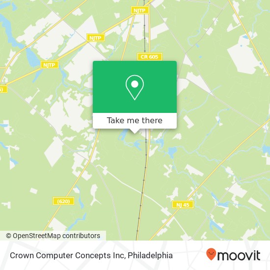 Mapa de Crown Computer Concepts Inc