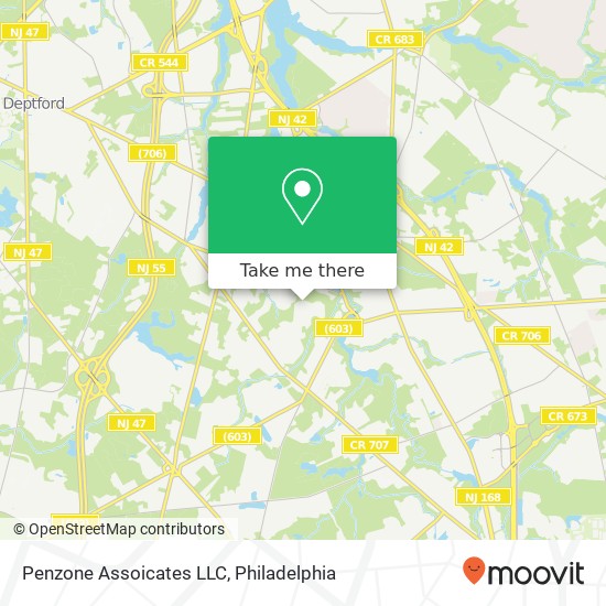 Penzone Assoicates LLC map
