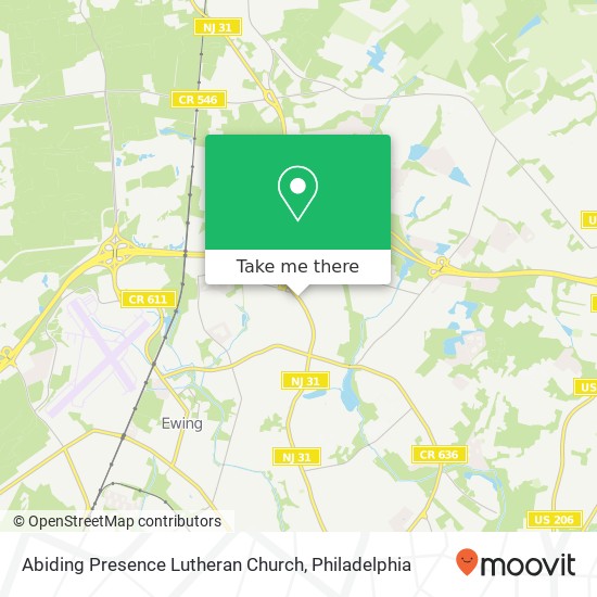 Abiding Presence Lutheran Church map