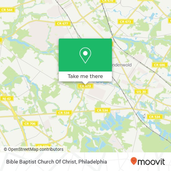 Bible Baptist Church Of Christ map