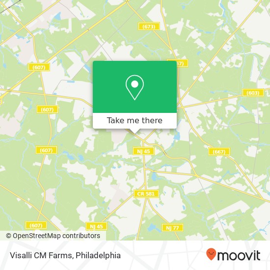 Visalli CM Farms map