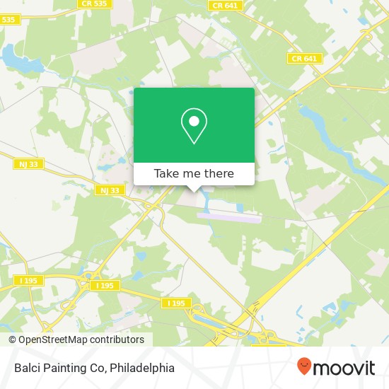 Balci Painting Co map