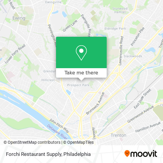 Forchi Restaurant Supply map