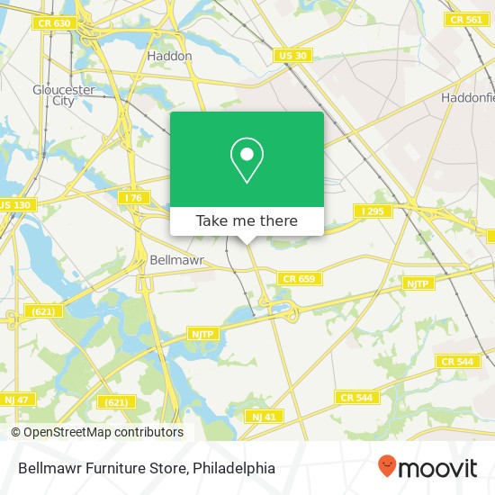 Mapa de Bellmawr Furniture Store