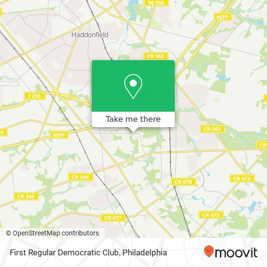 Mapa de First Regular Democratic Club