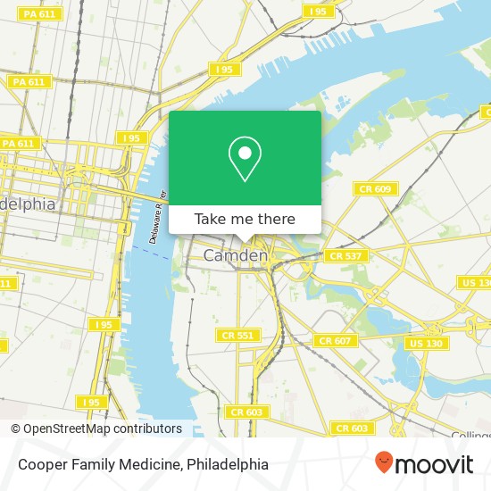 Cooper Family Medicine map