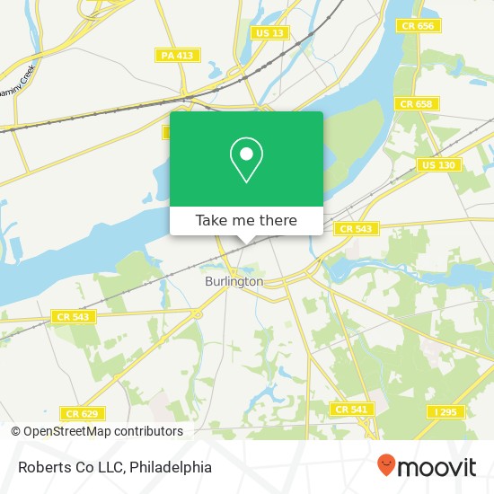 Roberts Co LLC map