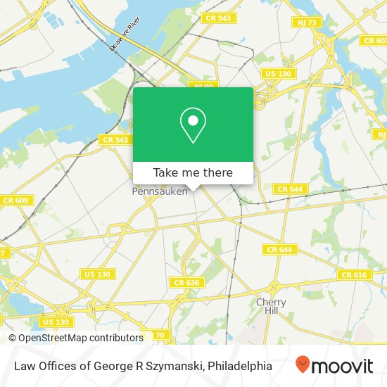 Law Offices of George R Szymanski map