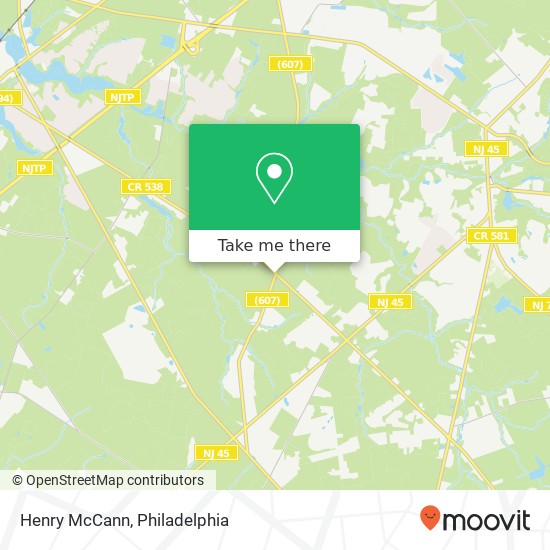 Mapa de Henry McCann