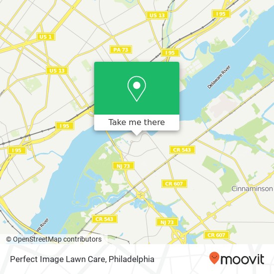 Perfect Image Lawn Care map