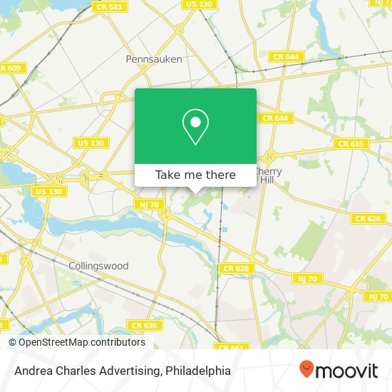 Andrea Charles Advertising map