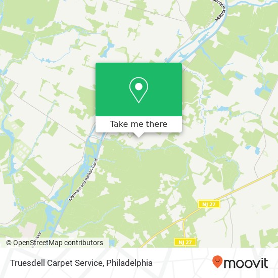 Truesdell Carpet Service map