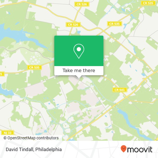 David Tindall map