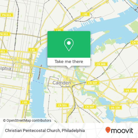 Mapa de Christian Pentecostal Church
