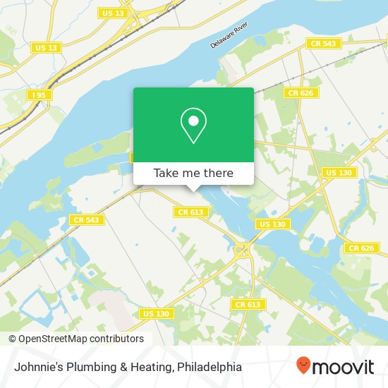 Mapa de Johnnie's Plumbing & Heating