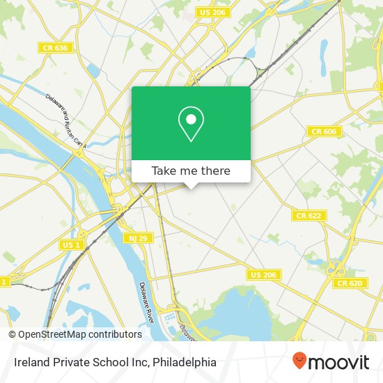 Ireland Private School Inc map