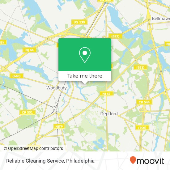 Mapa de Reliable Cleaning Service