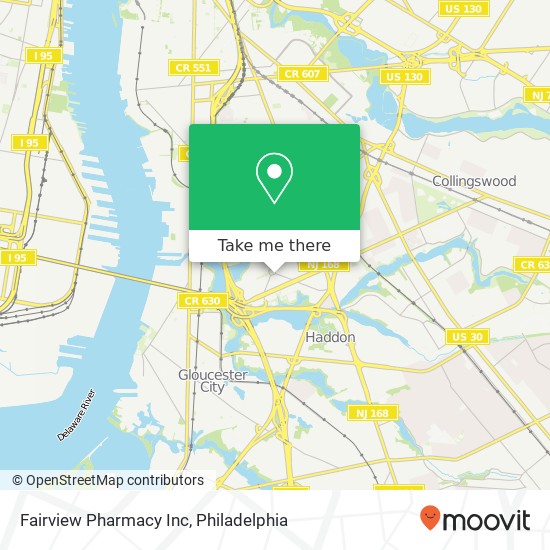 Mapa de Fairview Pharmacy Inc