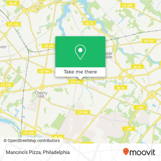 Mapa de Mancino's Pizza