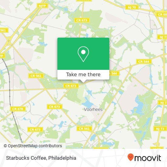 Mapa de Starbucks Coffee