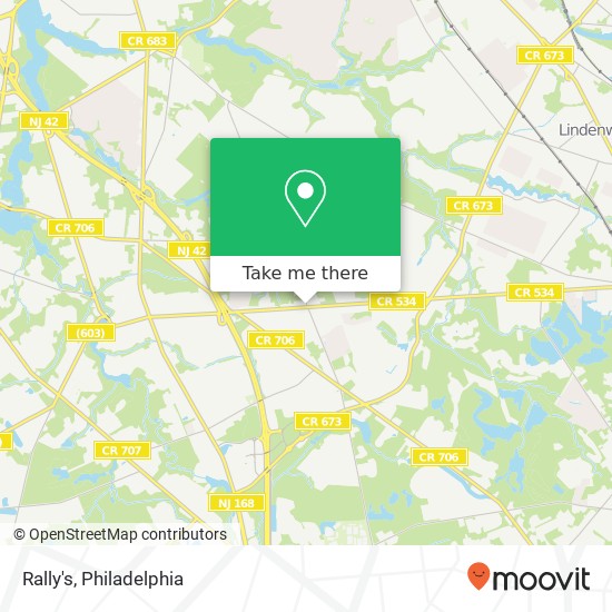 Rally's map