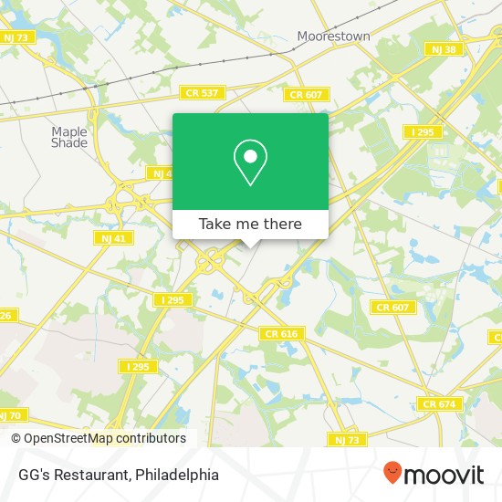 GG's Restaurant map