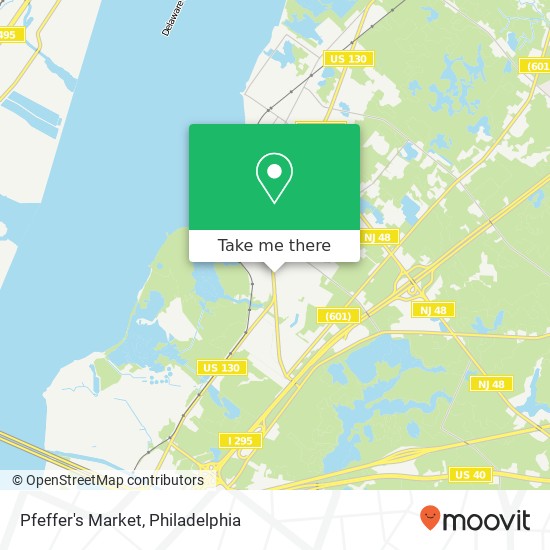 Mapa de Pfeffer's Market